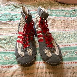 Wrestling shoes from adidas with ankle strap